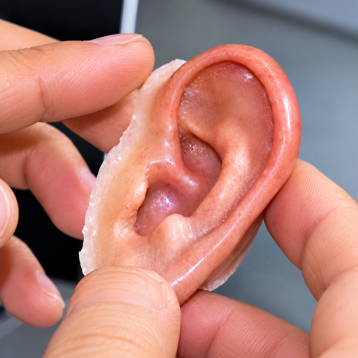 Prótesis auricular personalizada