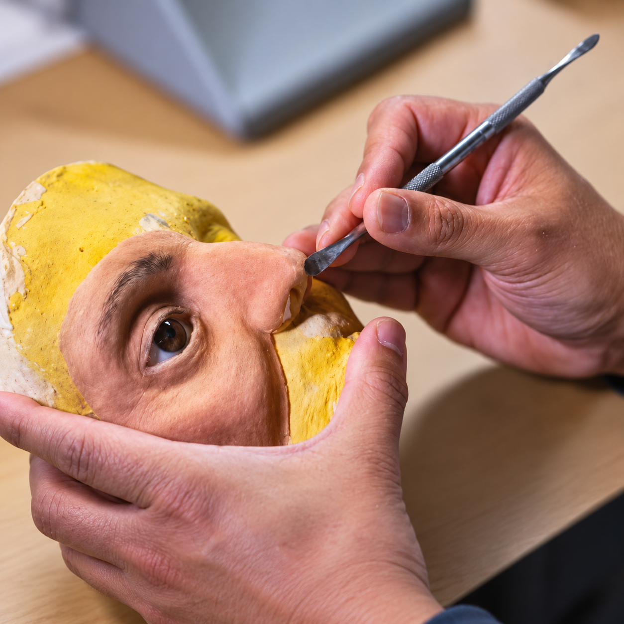 Elaboración de una prótesis facial personalizada